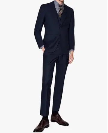 네이비 비즈니스 정장 관혼상제