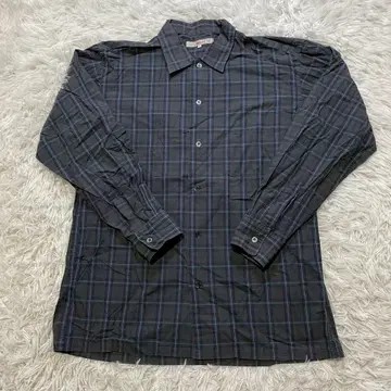 beams (빔즈) 체크 무늬 긴팔 셔츠 플란넬 셔츠 L 사이즈