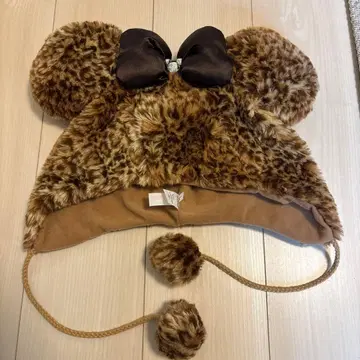 레오파드 무늬 팬 캡