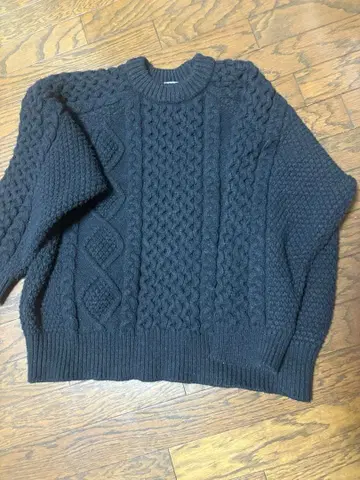 셀렉 모카 케이블 니트