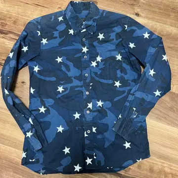 SOPHNET. 카모 패턴 별 프린트 긴팔 셔츠