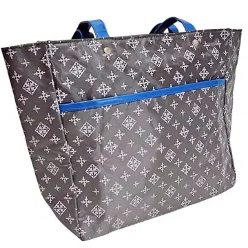 미사용 러셋 토트백 숄더 올 패턴 컴퓨터 수납 브라운