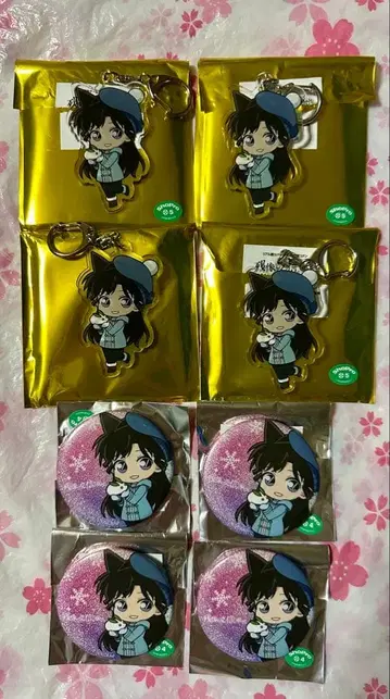 명탐정 코난 유미란(모리 란) 잔상 교신 캔뱃지 아크릴 키링