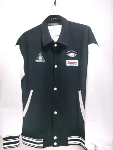 RAGEBLUE 바시티 자켓 네이비