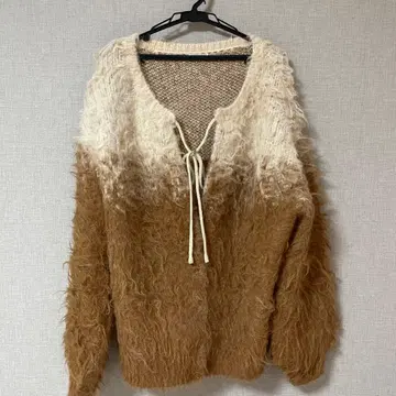 [ apres jour clair ] 그라데이션 니트