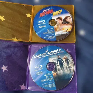 마블 블루레이 2장 세트