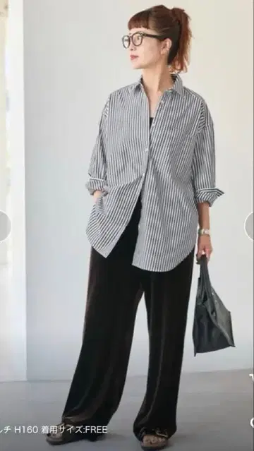 Spick and Span 코튼 오버 셔츠