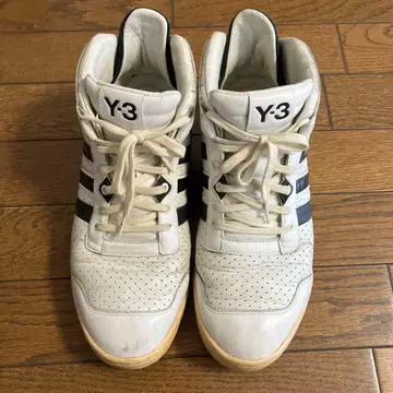 Y-3 하이컷 스니커즈 화이트/블랙