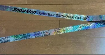 Snow Man Dome Tour 2025-2026 은색 테이프