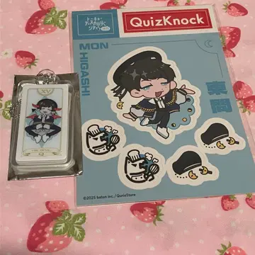 QuizKnock 동문 타로 카드풍 아크릴 참 스티커 세트