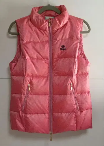 준 앤 로프 핑크 다운 베스트