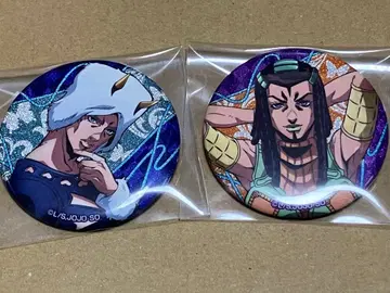 죠죠의 기묘한 모험 SWEETS PARADISE 캔뱃지 2점