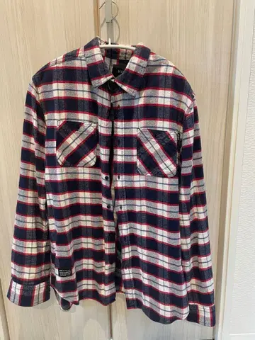 HUF 체크 무늬 플란넬 셔츠 M 사이즈