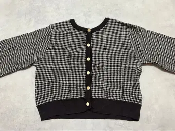 [ grove ] 체크 무늬 가디건