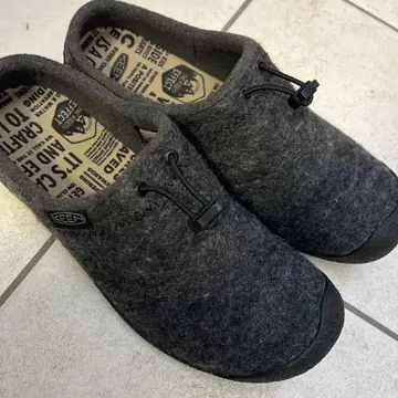 KEEN 그레이 슬립온 펠트 27.5cm 착용 1회 하우저