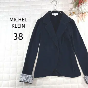 미쉘클랑 테일러 자켓 38 M 블랙 포멀 레이스