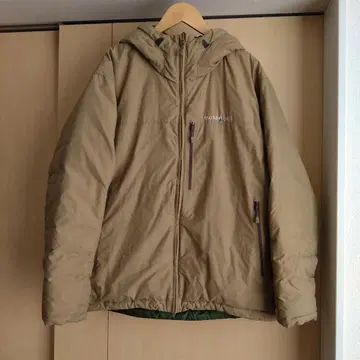 mont-bell 다운 자켓 후드 부착 리버서블