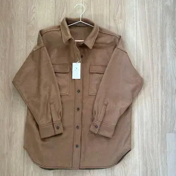 그린 레이블 릴랙싱 브라운 셔츠 자켓