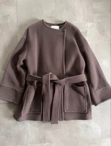 PUBLIC TOKYO MANTECO 노카라 숏코트 벨트 포함