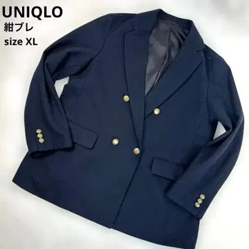 유니클로 UNIQLO 더블 자켓 XL 네이비 색 빅 사이즈