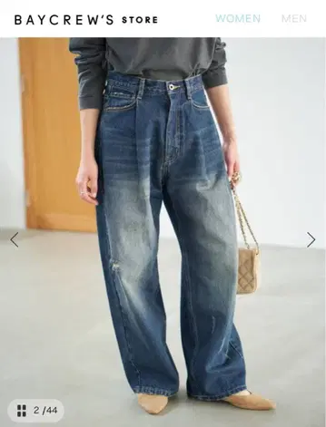 Spick and Span 5 1/2 TUCKBARREL DENIM