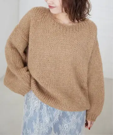 SLOBE IENA TRICOTS JEAN MARIE 베이지 니트