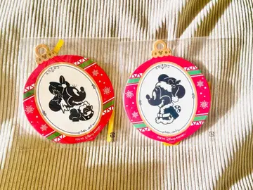 디즈니 미키 미니 커팅 페이퍼 크리스마스 오너먼트 실루엣 스튜디오