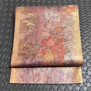 고급 순수 실크 후쿠로 오비 기모노 포멀 예복 11-3