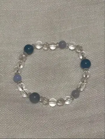 탄자나이트 수정 파워스톤 팔찌