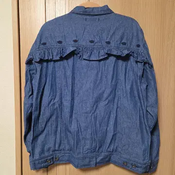 드럭 스토어즈 프릴 데님 셔츠 자켓