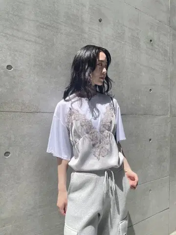 AMERI MEDI SATIN DOCKING TUNIC TEE