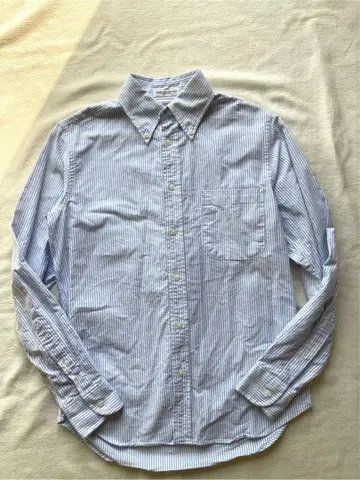 INDIVIDUALIZED SHIRTS BD 스트라이프 셔츠 블루 S