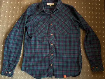 Foxfire 체크 무늬 긴팔 셔츠 Women S