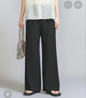 BEAUTY&YOUTH 바이어스 이지 팬츠 -워셔블- S