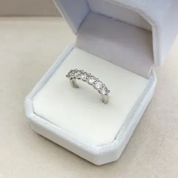 여성용 반지 실버 투명 색석 부착 유품 정리품 앤티크 주얼리