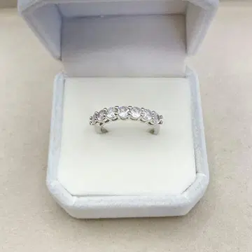 여성용 반지 실버 투명 색석 부착 유품 정리품 앤티크 주얼리