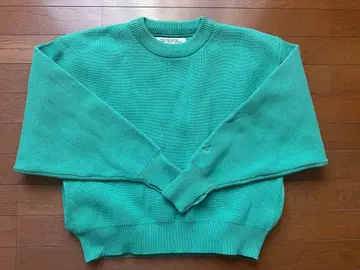 로건니팅밀즈 니트 스웨터 여성용 그린