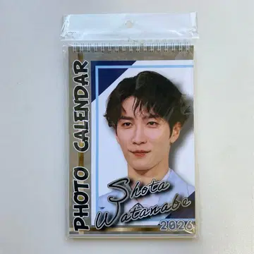 새상품 SnowMan 와타나베 쇼타 2026 탁상 달력 포토 달력