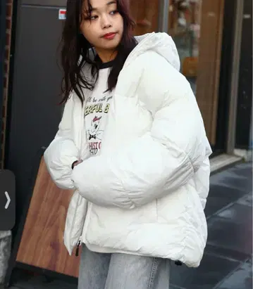 ZIPFIVE 방풍 충전솜 파이버 다운 자켓 아우터 후디