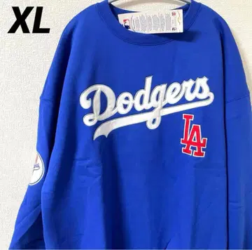 MLB 다저스 트레이닝복 맨투맨 속기모 와펜 로고 XL