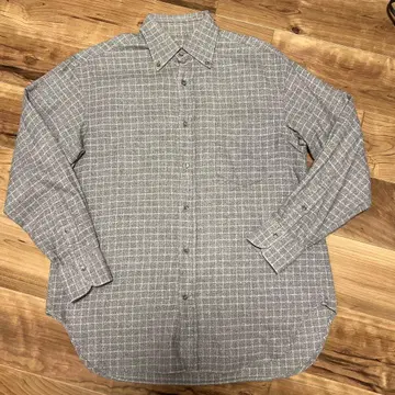 GUY ROVER 체크 무늬 긴팔 셔츠 M 사이즈