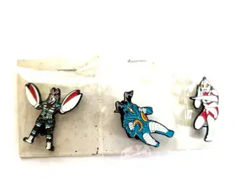 S820 테레비쿤 특제 울트라맨 괴수 배지 3개 세트 B