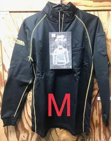 도라이치 방풍 안감 플리스 M 사이즈 블랙 x 금 7986-623 01