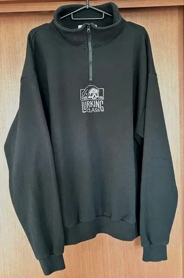 LURKING CLASS  하프 지퍼 트레이닝복 블랙 한정품