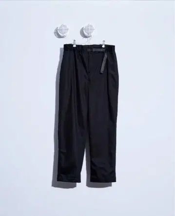 everyone belted easy pants (BLACK)