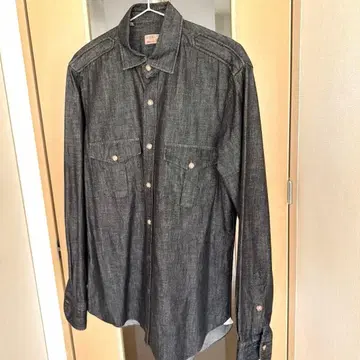 BARBA(바르바) 댄디 라이프 데님 셔츠 블랙