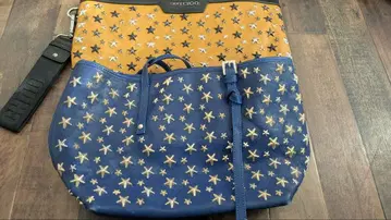 지미추 별 모양 장식 토트백과 클러치백