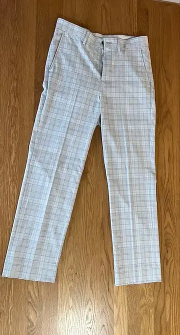 BEAMS 체크 무늬 슬랙스