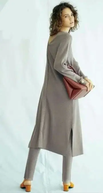 Mila Owen 사이드 슬릿 리브 3way 원피스 셋업