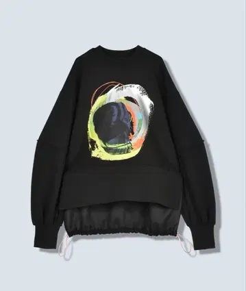 OMMO CIRCLE PAINT SWEAT TOP